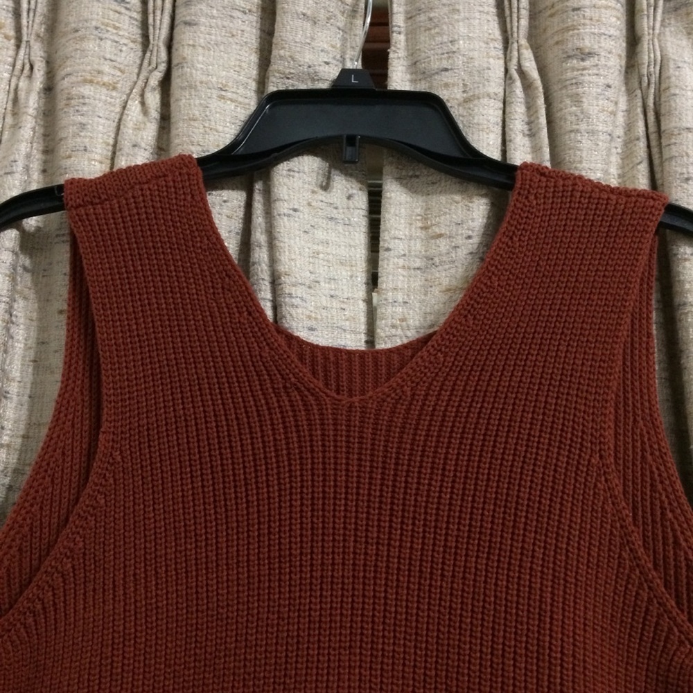 LOFT Ribbed Sweater Tank - XL - Picture 6 of 7